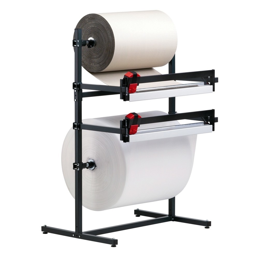 N° de l'image du produit 2 : Rocholz support de découpe double, avec deux unités de coupe, poids maximal du rouleau 130 kg, largeur de coupe 1250 mm