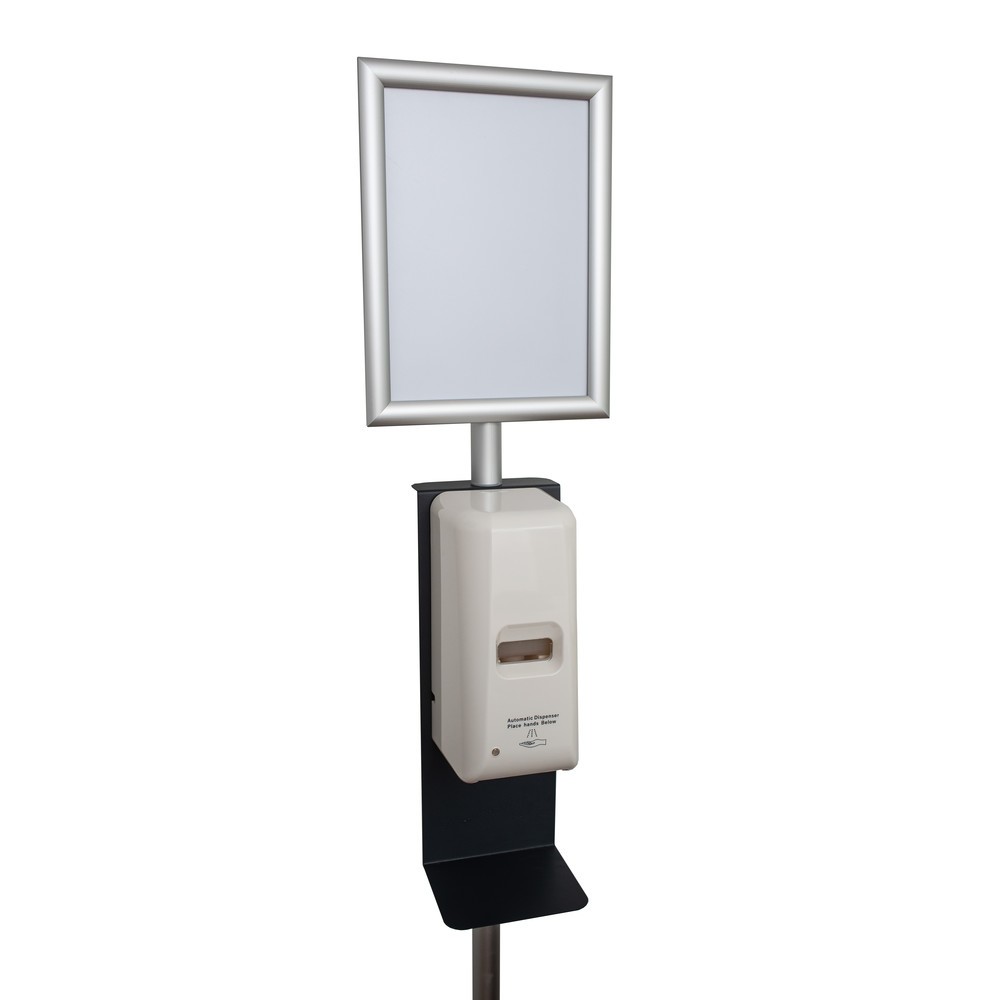 N° de l'image du produit 4 : Colonne de désinfection, distributeur avec capteur et tableau d'instructions inclus