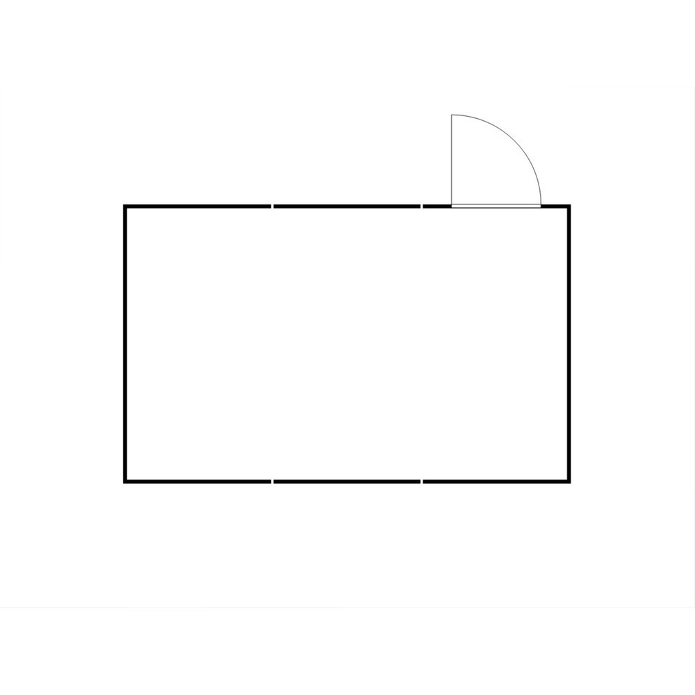 N° de l'image du produit 2 : Combinaison de conteneurs pour substances dangereuses SAFE Tank, 3500 PLG/ALG, isolés, prémontés, revêtement plastique RAL 9002, dimensions extérieures 4 350x6 520x2 510 mm, porte à un battant, latéral dans le côté de 2 m, surface de