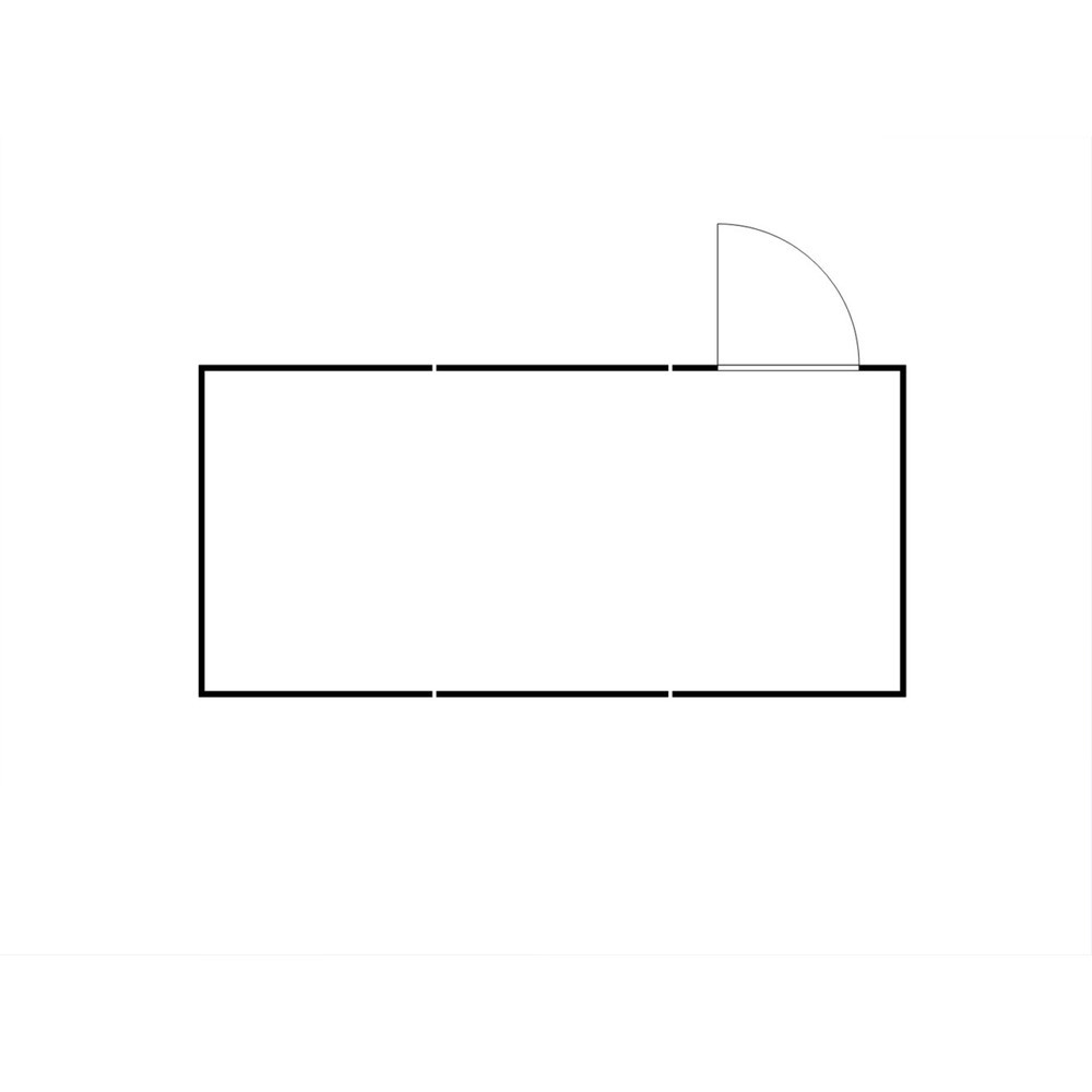 N° de l'image du produit 2 : Combinaison de conteneurs pour substances dangereuses SAFE Tank 3500, ALG, galvanisés, prémontés, dimensions extérieures 4 350x6 520x2 300 mm, porte à un battant, au milieu du côté court, surface de stockage 25 m²