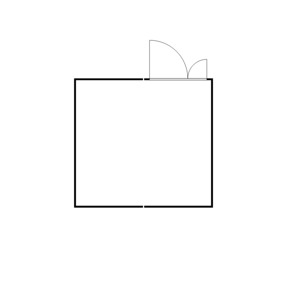 N° de l'image du produit 2 : Combinaison de conteneurs pour substances dangereuses SAFE Tank 2500 WGK 1-3, isolés, prémontés, revêtement plastique RAL 9002, dimensions extérieures 4 050x4 340x2 510 mm, porte à doubles battants (division asymétrique), latéral dans le