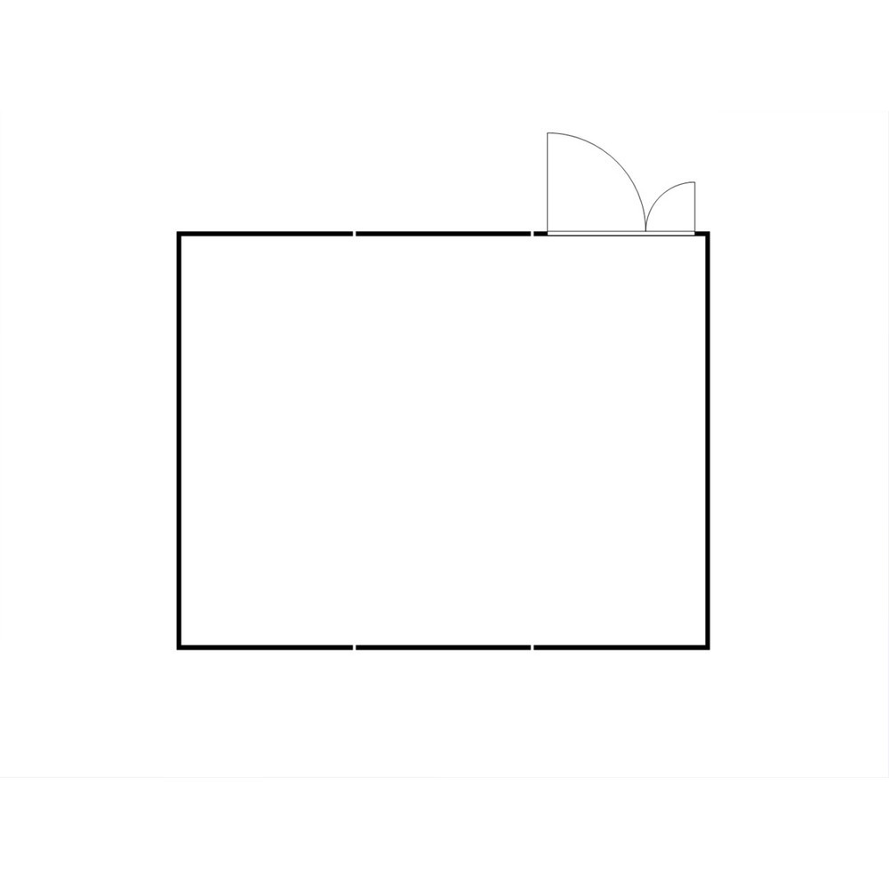Productafbeelding nr. 2: Combinatie van containers voor gevaarlijke stoffen SAFE Tank 5000 PLG, verzinkt, voorgemonteerd, buitenafmetingen 5.080x6.520x2.300 mm, dubbele draaideur (asymmetrische verdeling), centraal in de module, opslagruimte 32 m²