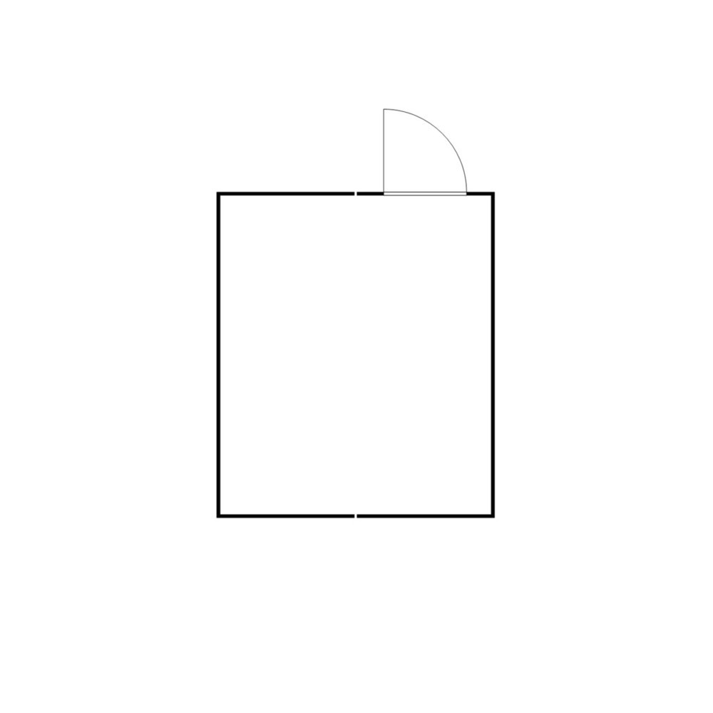 Productafbeelding nr. 2: Combinatie van materiaalcontainers FLADAFI®, isoleert, 20 m², met houten vloer, hxbxd 2.405 x 5.080 x 4.340 mm, enkele draaideur, gecentreerd in de module