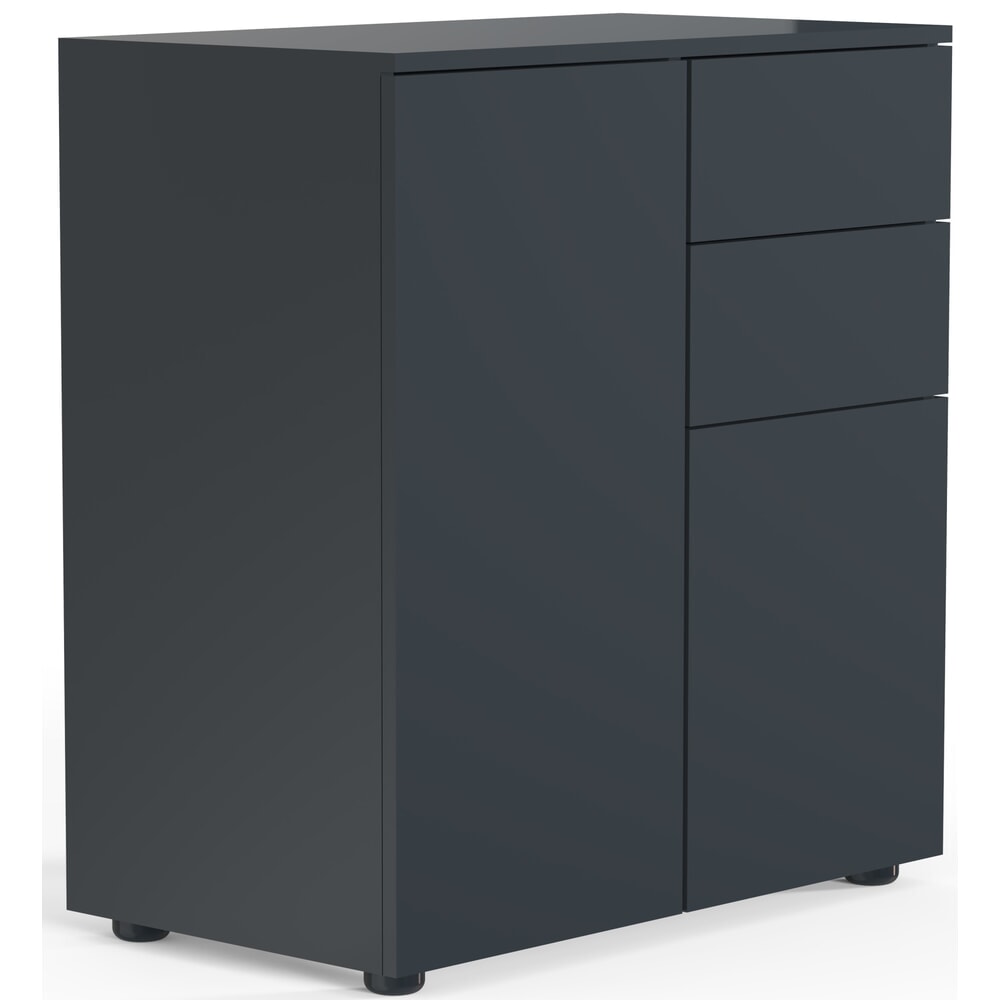 N° de l'image du produit 5 : VCM commodes Dalosa 4 compartiments, anthracite