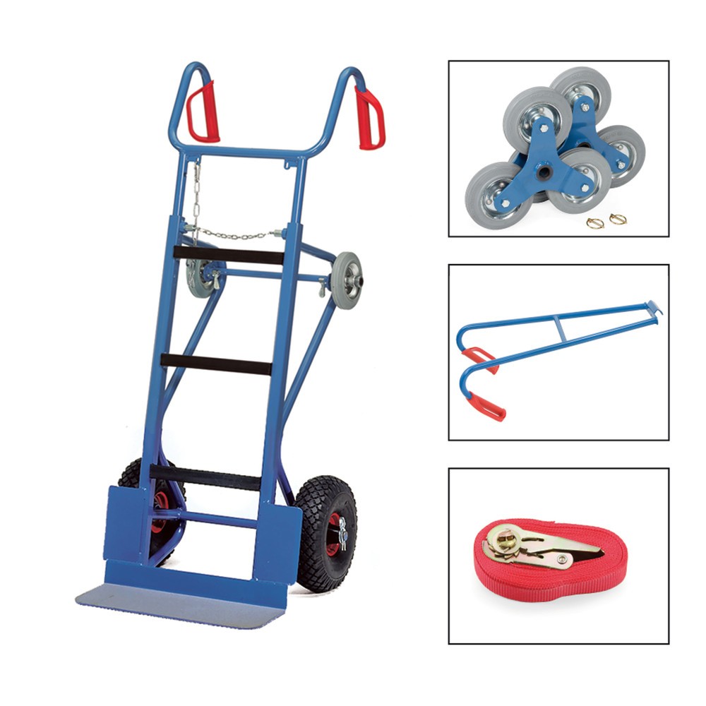 Productafbeelding nr. 1: Complete set apparaatsteekwagen fetra®, draagvermogen 400 kg, steekplaat bxd 550 x 190 mm
