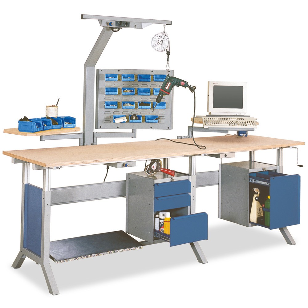 Imagen del producto: Bastidor para mesa básica de sistema de puestos de trabajo Bedrunka+Hirth, A x F 610 x 170 mm