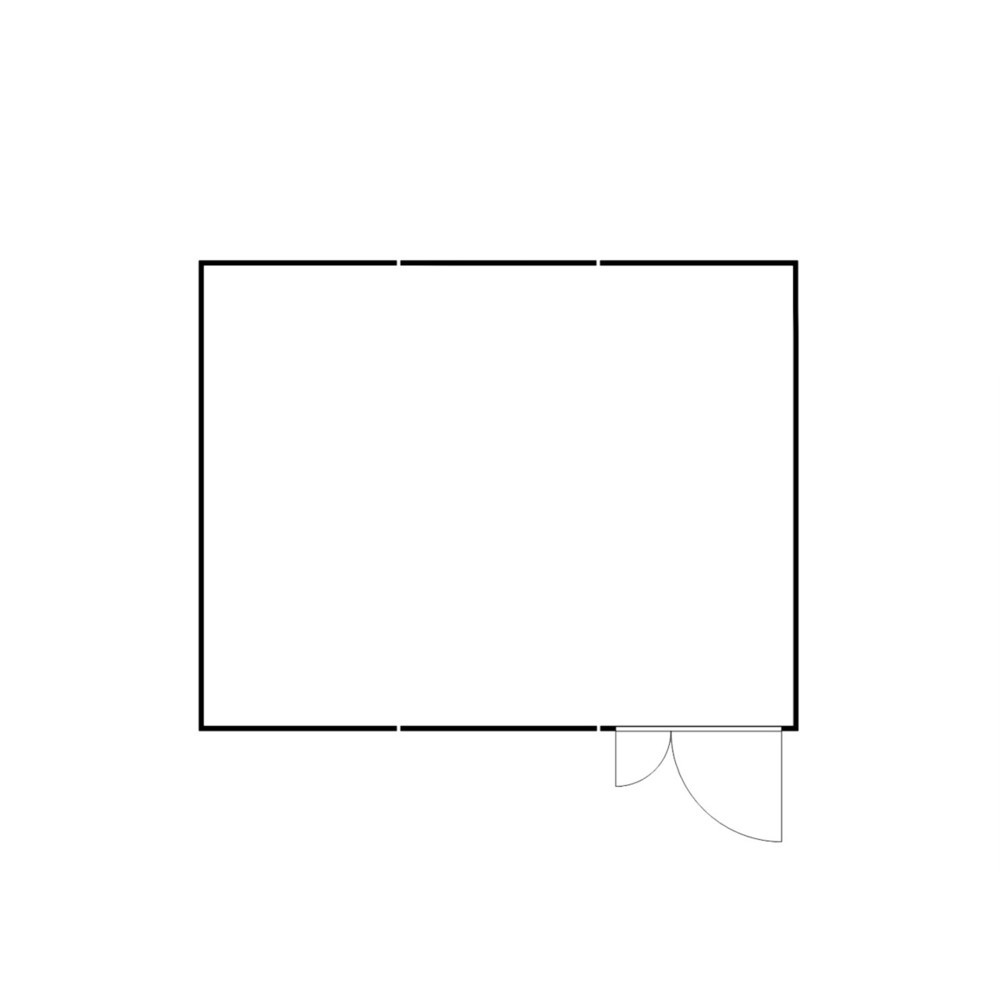 Productafbeelding nr. 2: Container voor gevaarlijke stoffen SAFE Tank 5000 ECO, energiezuinig dankzij vraaggestuurde ventilatorregeling, buitenafmetingen 5.380x6.520x2.300 mm, dubbele draaideur (asymmetrische verdeling), centraal in de korte zijde, opslagruimte 31 m²