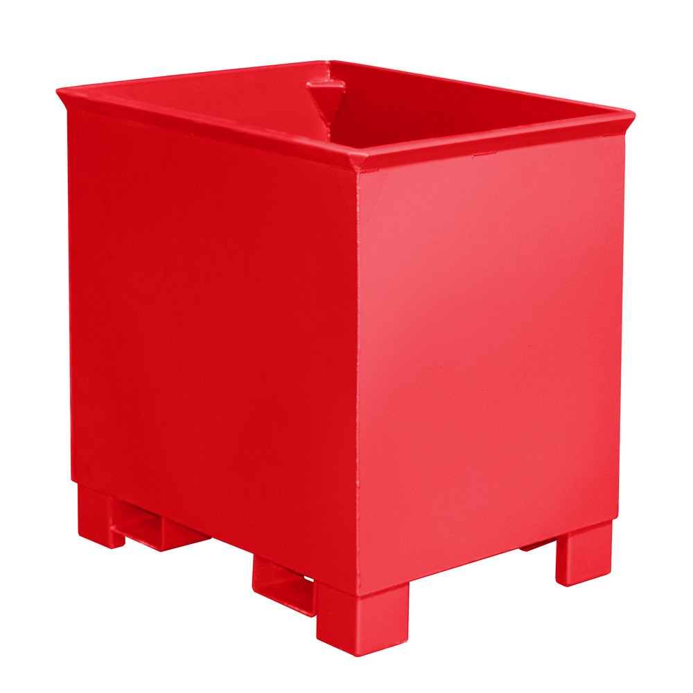 Número de imagen del producto 2: Eurocaja Bauer® para trenes logísticos, pintada, volumen 0,8 m³, RAL 7005 gris ratón