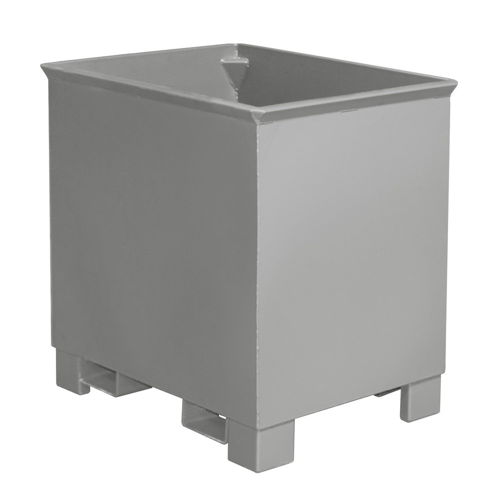 Número de imagen del producto 5: Eurocaja Bauer® para trenes logísticos, pintada, volumen 0,8 m³, RAL 7005 gris ratón