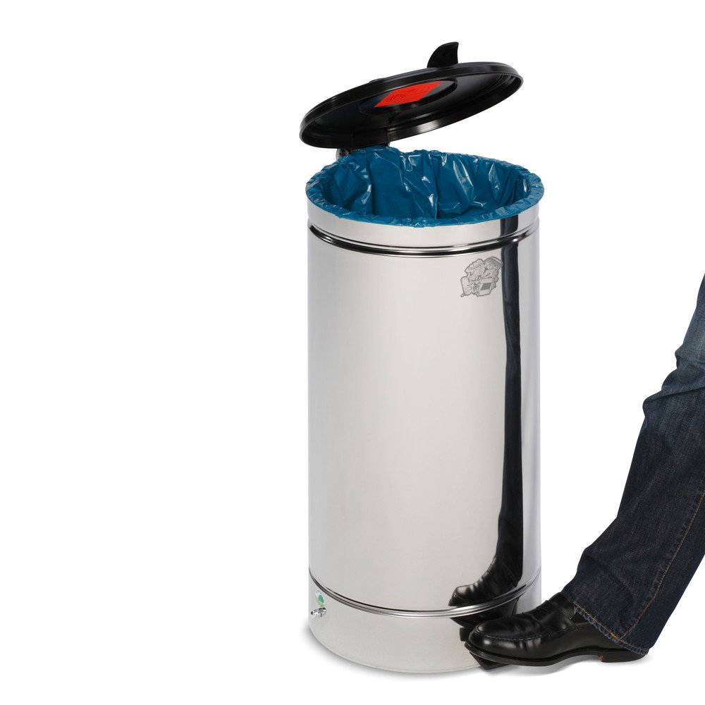 Número de imagen del producto 2: Con pedal Euro-Pedal, 60 litros, cuerpo marfil, tapa plata