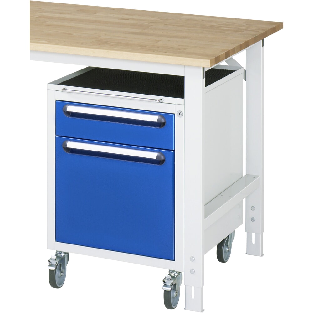 Número de imagen del producto 2: Contenedor para debajo con ruedas RAU H x A x F 690 x 480 x 600 mm, con 2 cajones