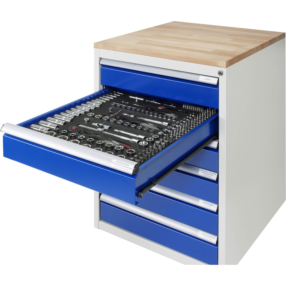 Número de imagen del producto 2: Contenedor para debajo con ruedas RAU, serie 7000, H x A x F 565 x 580 x 650 mm, con 2 cajones
