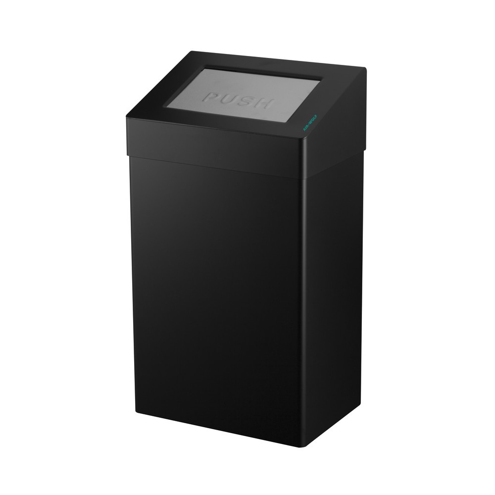 Illustration du produit: Conteneur à déchets Air-Wolf d’un volume de 50 litres noir
