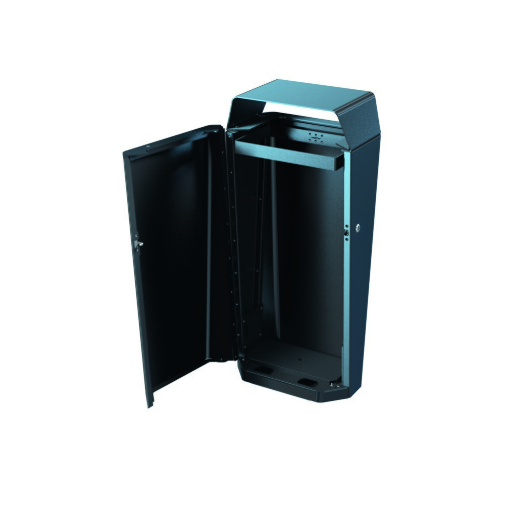 N° de l'image du produit 2 : Conteneur à déchets RK de RENNER, 70 litres, support de sacs poubelle, anthracite/fer micacé