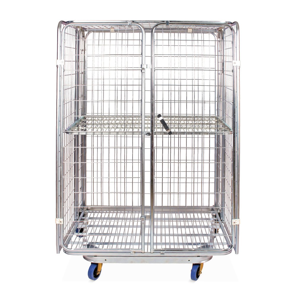 Illustration du produit: Conteneur à roulettes antivol, emboîtable, H x l x P 1 800 x 1 200 x 800 mm