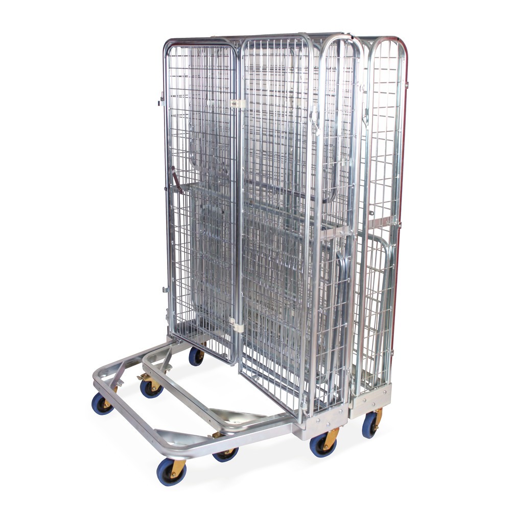 N° de l'image du produit 2 : Conteneur à roulettes antivol, emboîtable, H x l x P 1 800 x 1 200 x 800 mm