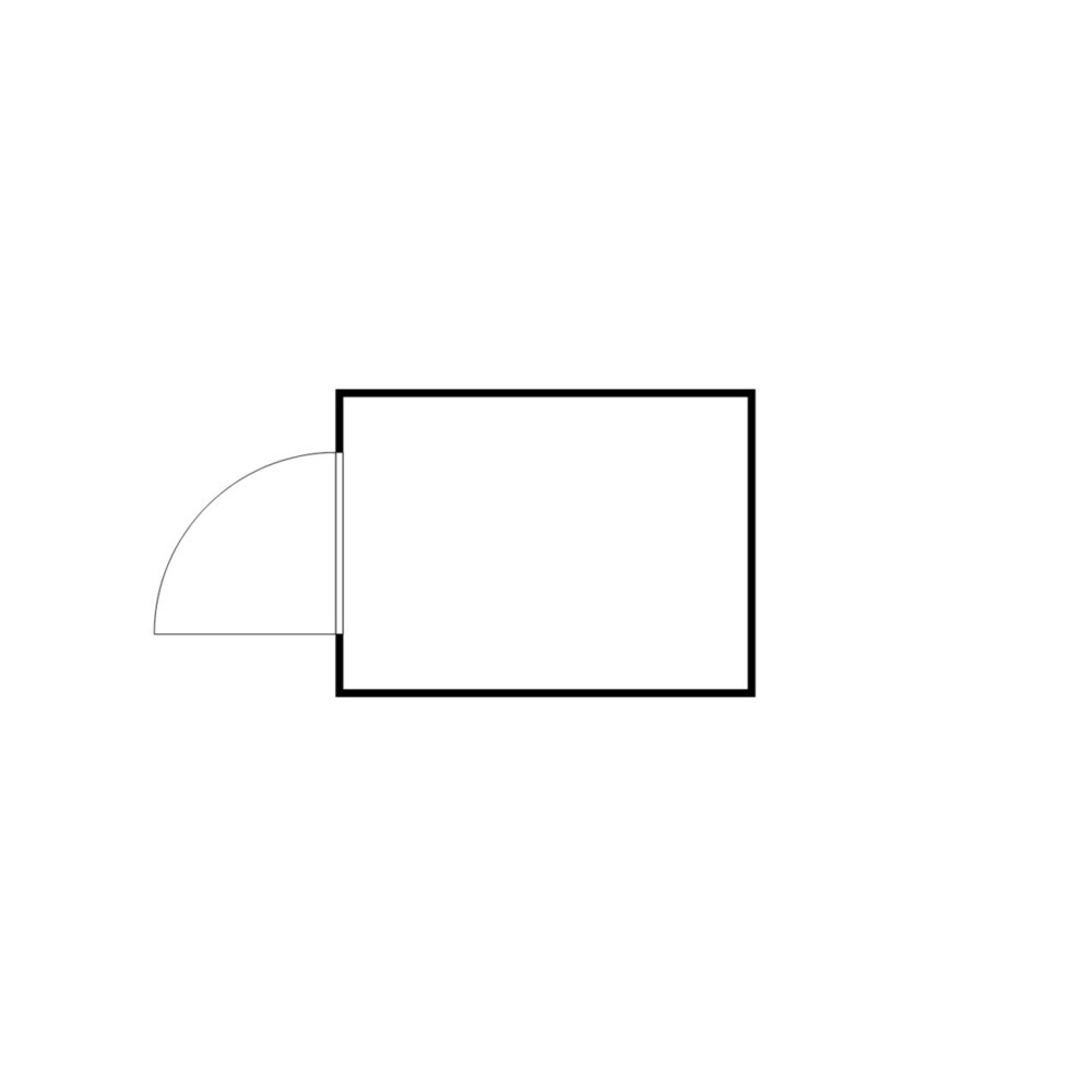 N° de l'image du produit 2 : Conteneur à matériaux FLADAFI®, galvanisé, démonté, 6 m², avec plancher en bois, haut. x larg. x prof. 2 150 x 3 050 x 2 170 mm, porte à un battant, centrée sur la face avant