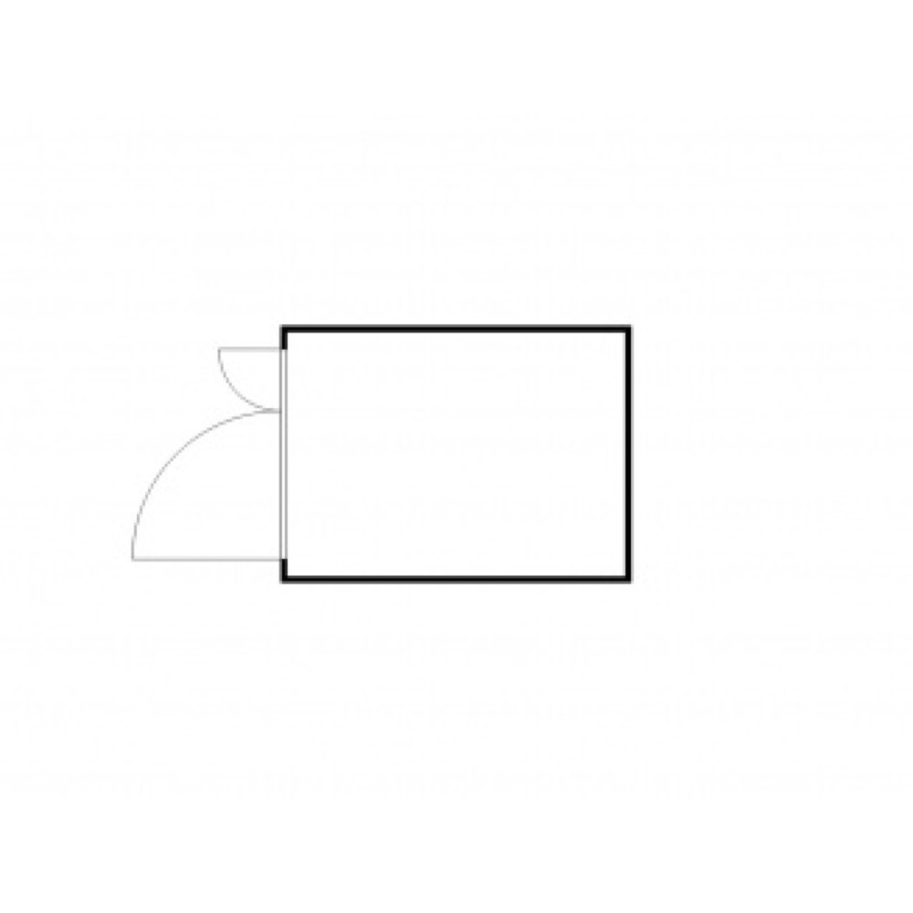 N° de l'image du produit 2 : Conteneur à matériaux FLADAFI®, galvanisé, démonté, 6 m², sans étagère, haut. x larg. x prof. 2 115 x 3 050 x 2 170 mm, porte à doubles battants (division asymétrique), au centre de la face avant