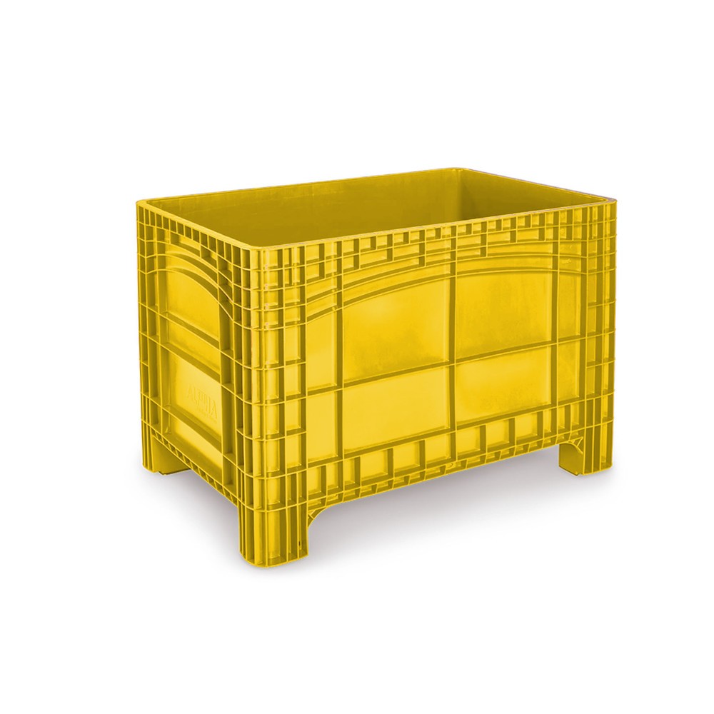 Illustration du produit: HxlxP 800 x 1 200 x 800 mm, 535 litres, 4 pieds, jaune