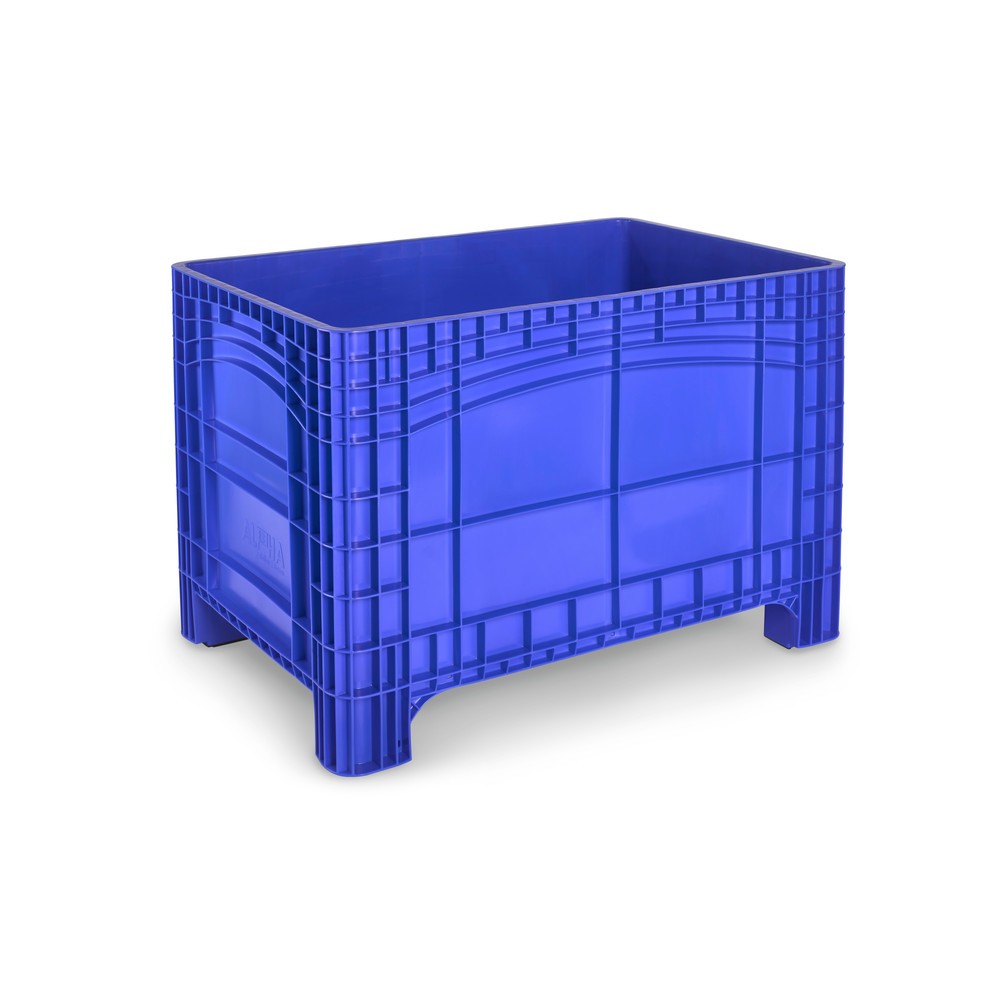 Illustration du produit: Conteneur grand format XL, HxlxP 800 x 1.200 x 800 mm, 535 litres, 4 pieds, bleu