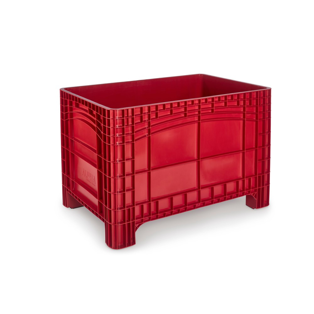 Illustration du produit: Conteneur grand format XL, HxlxP 800 x 1.200 x 800 mm, 535 litres, 4 pieds, rouge