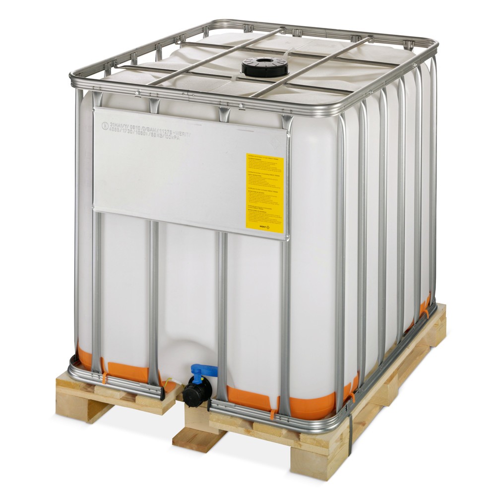 Illustration du produit: Cuve IBC version Ex, sur palette en plastique, 1 000 litres