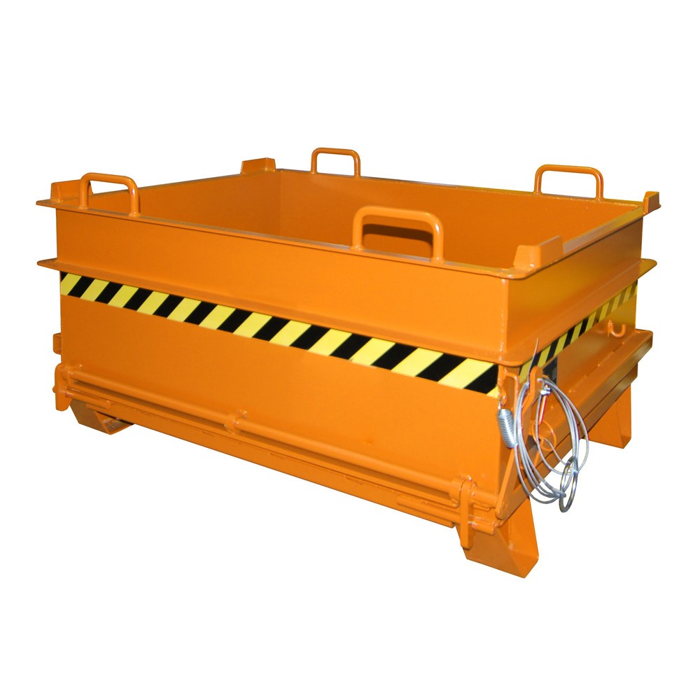 Illustration du produit: Conteneur pour matériaux de construction Bauer® BC 500, peint, jaune-orange