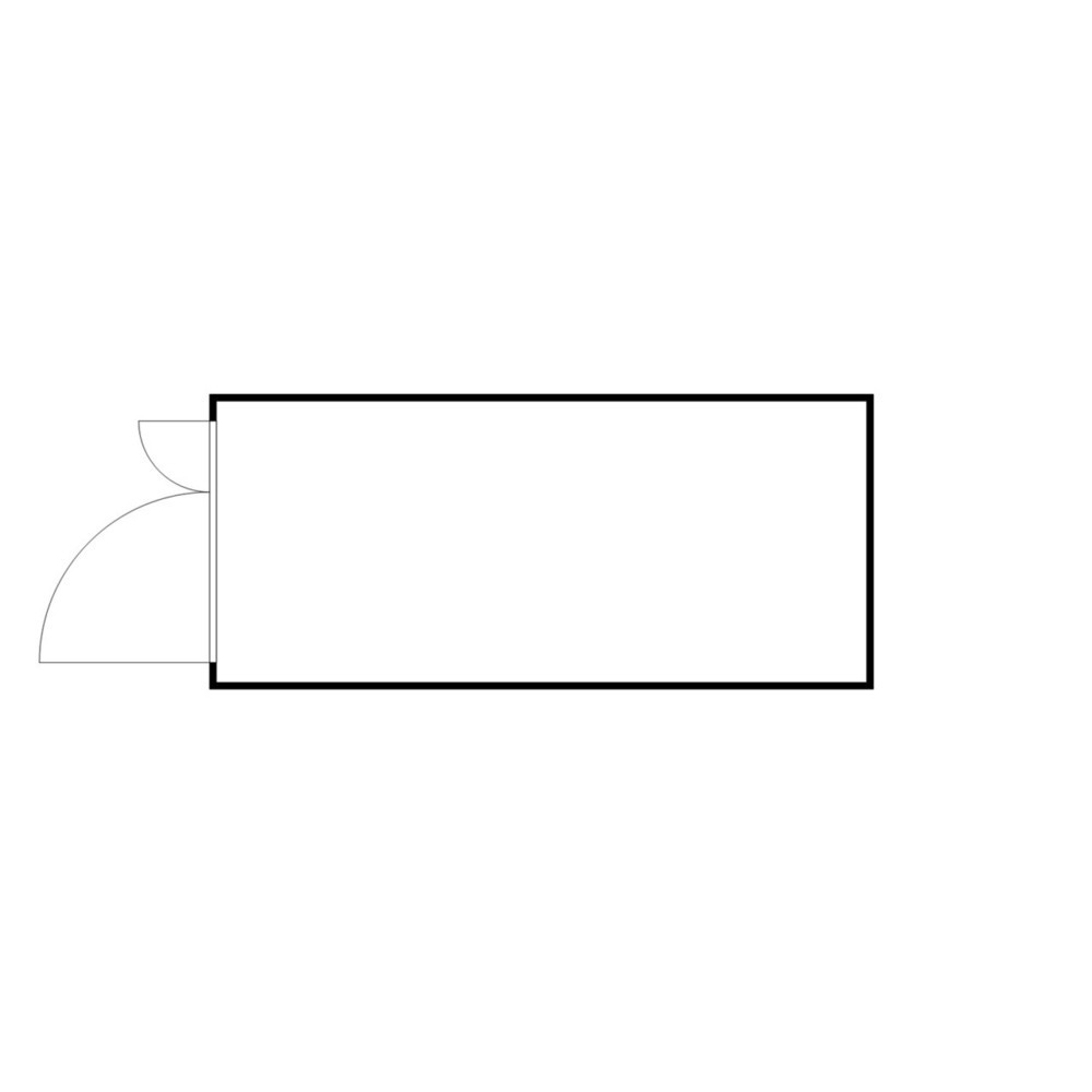 N° de l'image du produit 2 : Conteneur pour substances dangereuses SAFE Tank 1700 ALG, isolé, installation à l'extérieur, complètement monté, revêtement plastique RAL 9002, dimensions extérieures 5 380x2 170x2 520 mm, porte à doubles battants (division asymétrique), au