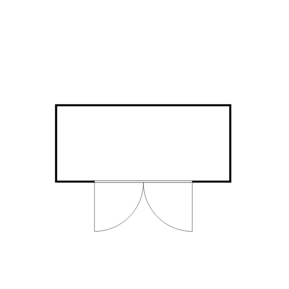 N° de l'image du produit 2 : Conteneur pour substances dangereuses SAFE Tank 1700 WGK, isolé, monté, revêtement plastique RAL 9002, dimensions extérieures 5 080x2 170x2 520 mm, porte à doubles battants, au centre du côté large, surface de stockage 9 m²