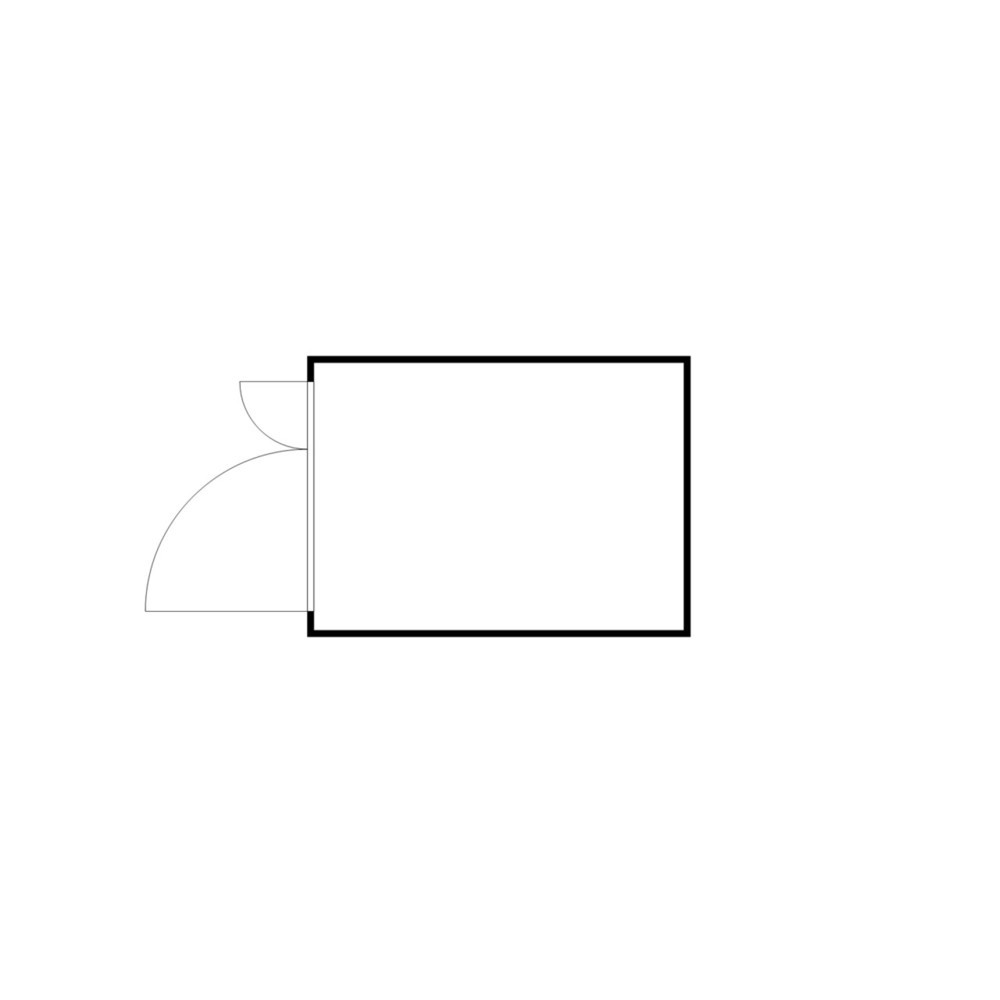 N° de l'image du produit 2 : Conteneur pour substances dangereuses SAFE Tank 1000 WGK, isolé, monté, revêtement plastique RAL 9002, dimensions extérieures 3 050x2 170x2 560 mm, porte à doubles battants (division asymétrique), au centre du côté avant, surface de stockage
