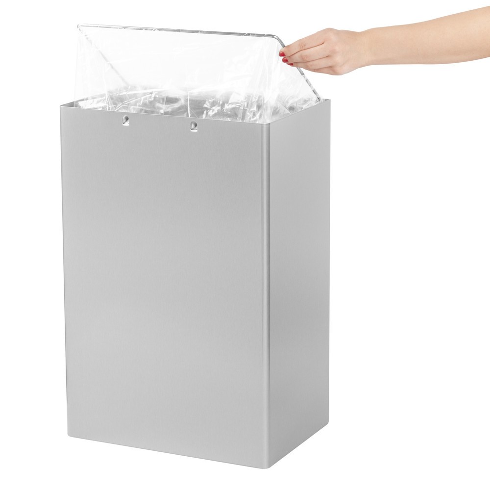 Immagine del prodotto n. 3: Contenitore per rifiuti da 50 litri Air-Wolf in acciaio inox satinato