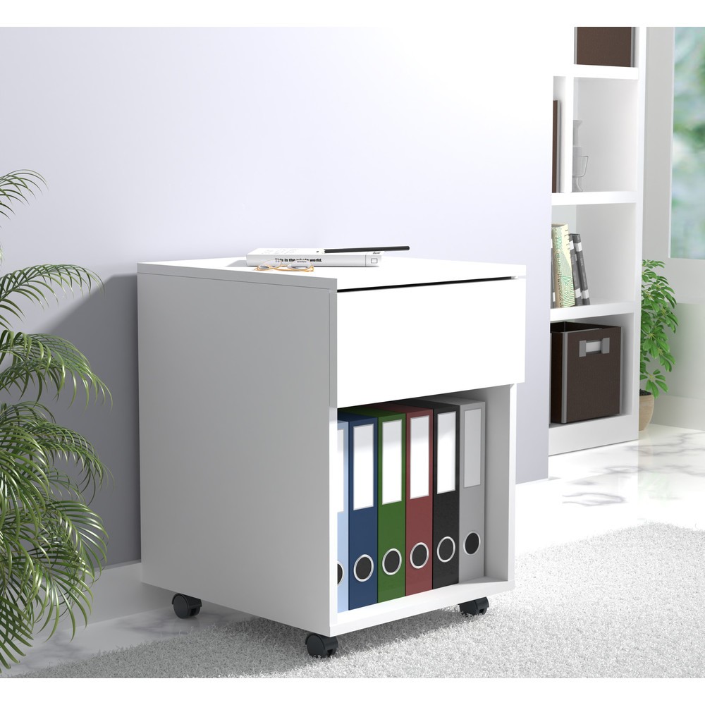 Immagine del prodotto n. 3: Contenitore su ruote VCM Dalosa 45 1-SB, bianco