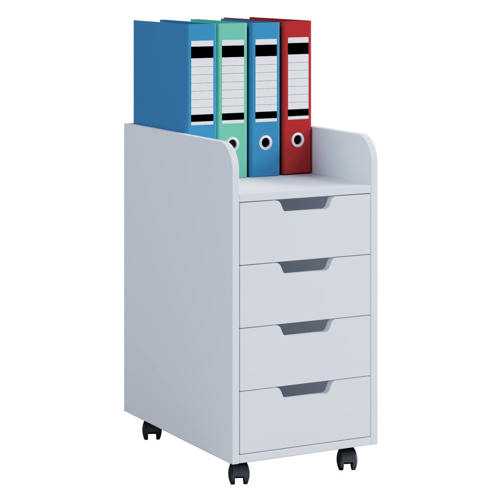 Immagine del prodotto: Contenitore su ruote VCM Konal Mini, bianco