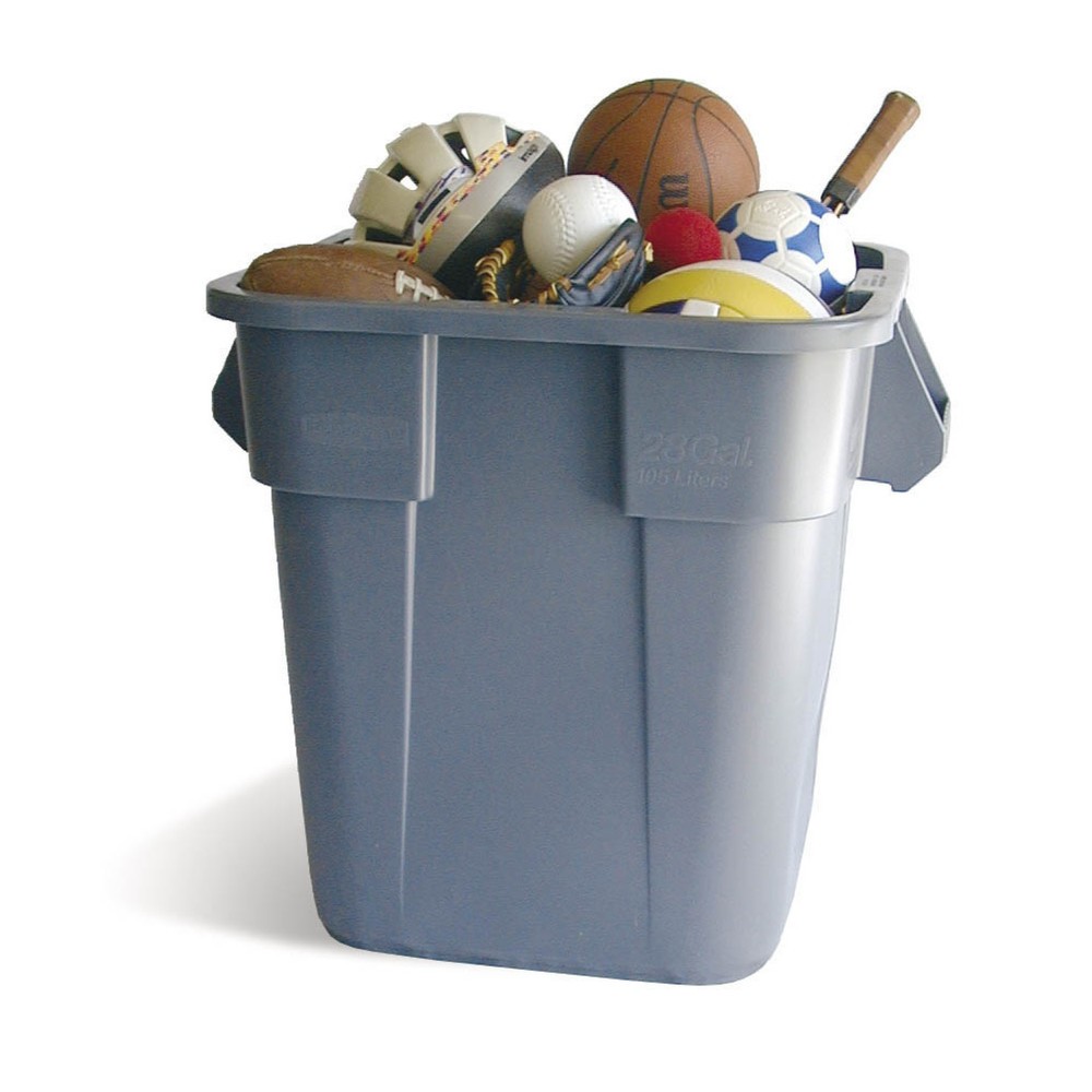 Immagine del prodotto: Contenitore universale Rubbermaid®, materiale plastico, quadrato, 106 litri, grigio