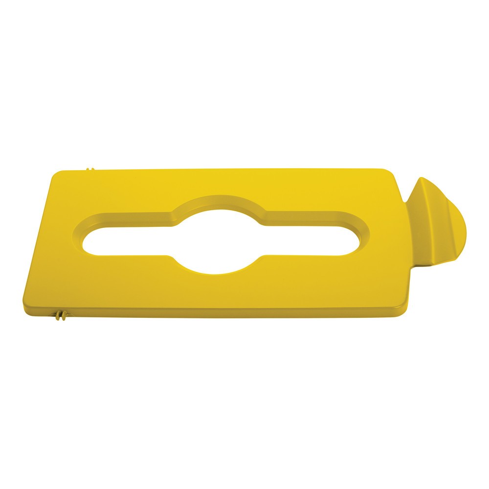Immagine del prodotto: Coperchio per stazione di riciclaggio Rubbermaid® Slim Jim, apertura per rifiuti misti, giallo