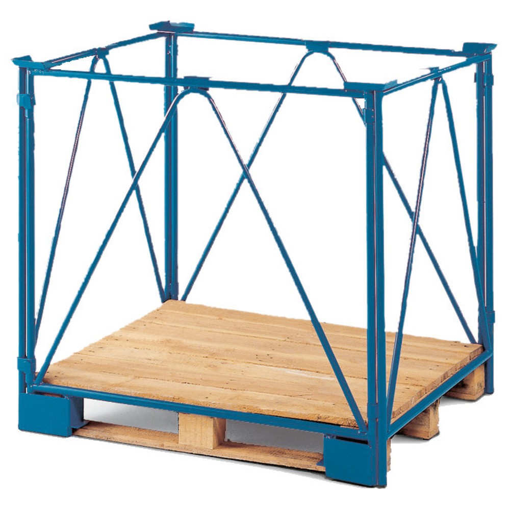 CORDES Palettenaufsatz, 4 Diagonalrohre, für Euro-Palette, lackiert