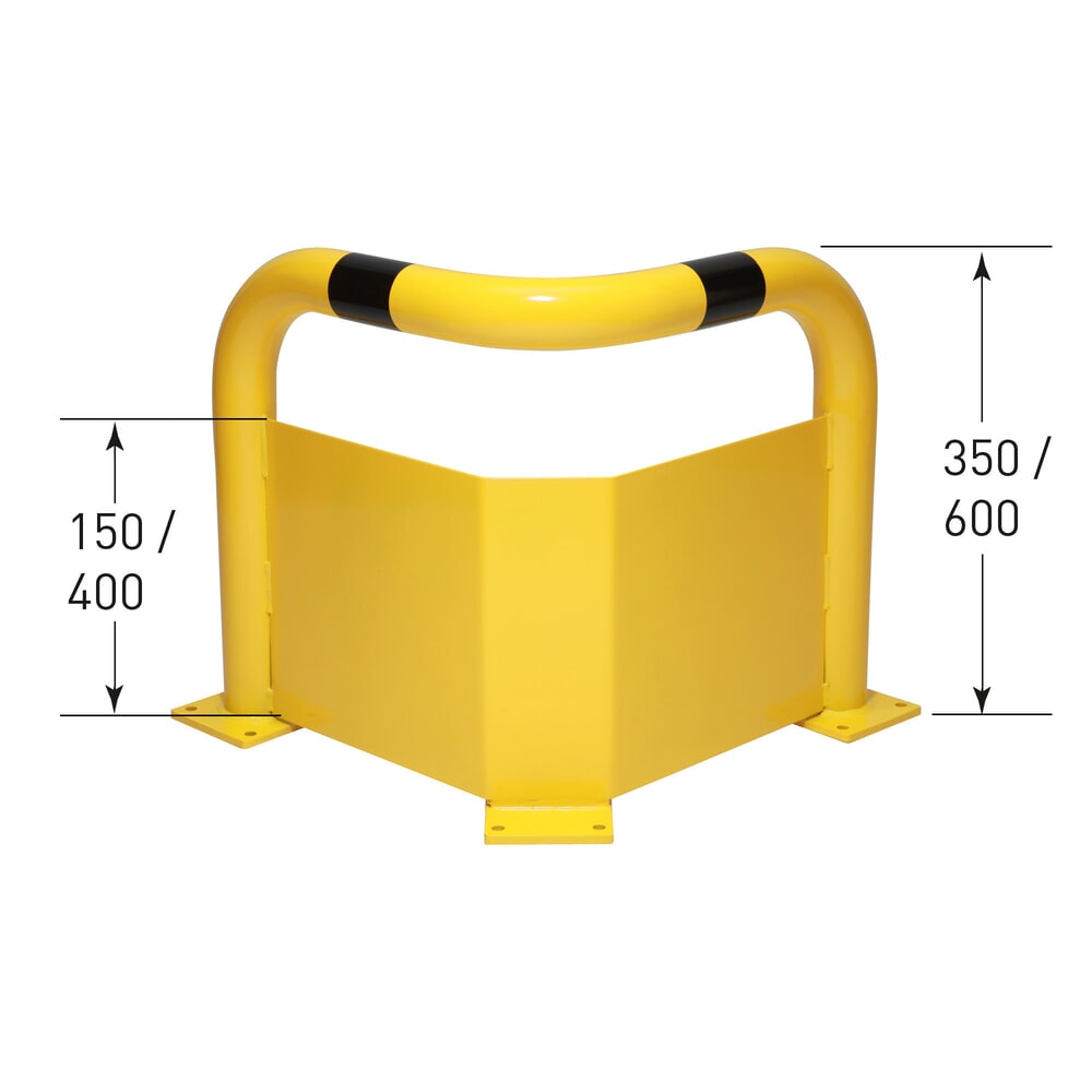Product image no. 3: Corner hoop guard with underride barrier, indoor use, HxW 600 x 600 mm