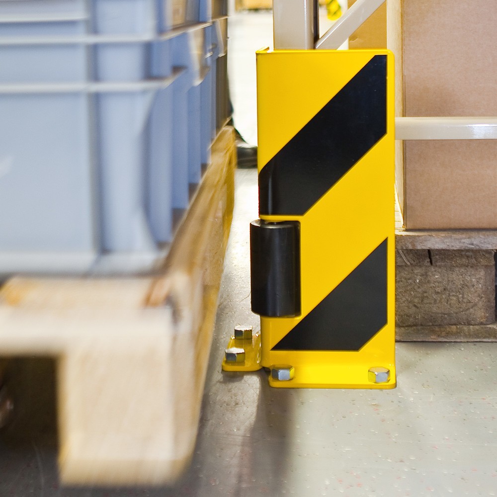 Product image: Impact protection with guide roller, angle profile, HxWxD 400 x 160 x 160 mm