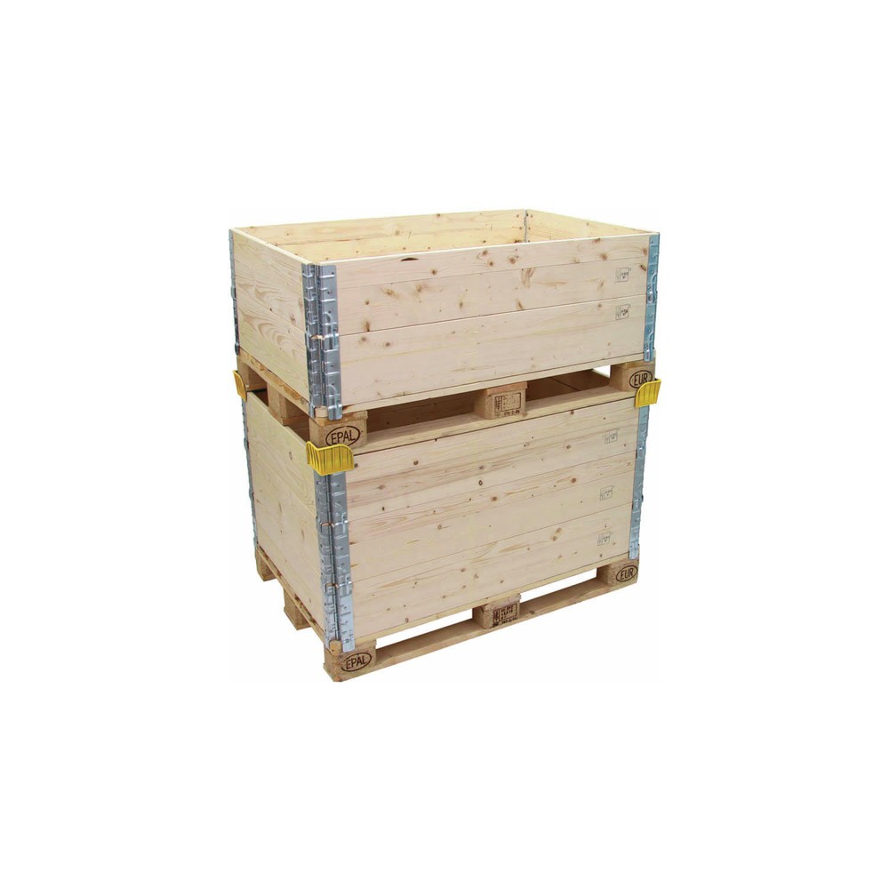 N° de l'image du produit 2 : Cornières empilables pour rehausse en bois, L x l x h 90 x 25 x 45 mm
