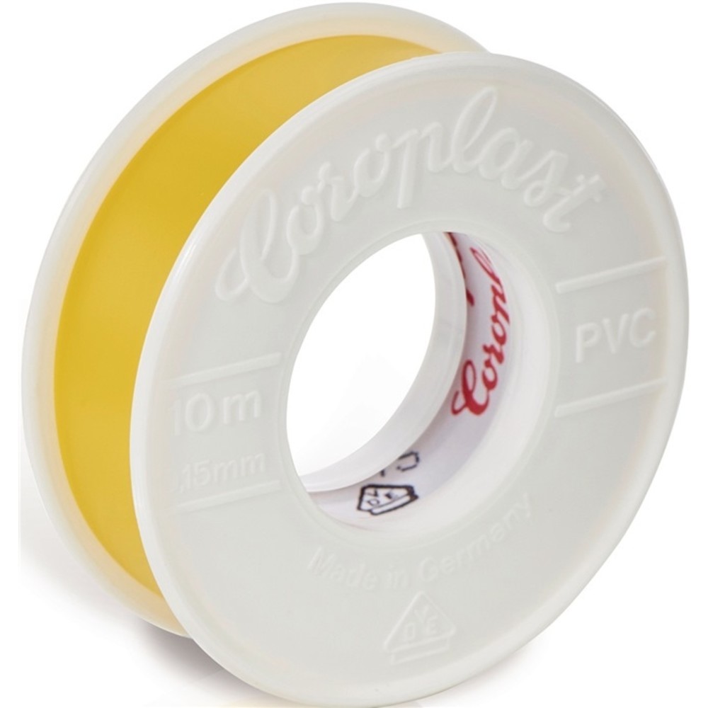 Produktabbildung Nr. 2: COROPLAST Elektroisolierband 302 gelb L.10m B.15mm Rl