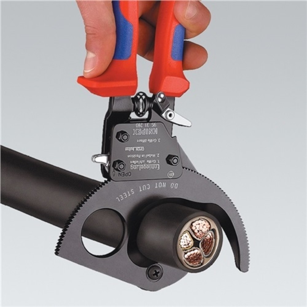 N° de l'image du produit 3 : Cisaille à câbles L. totale 250 mm max. 32 (240 mm²) mm gaines multicomposant KN