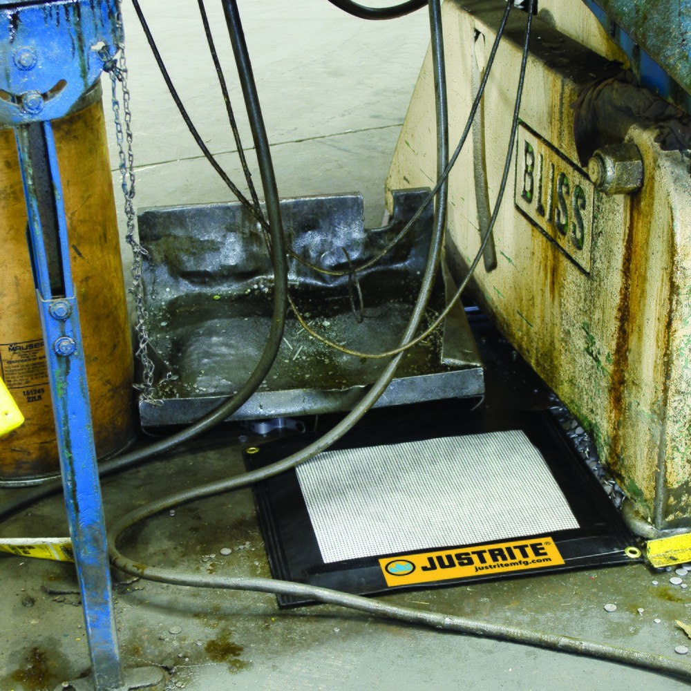 N° de l'image du produit 2 : Coussinet absorbant Justrite, remplissage ultérieur possible, L x l 580 x 530 mm, capacité 5 l