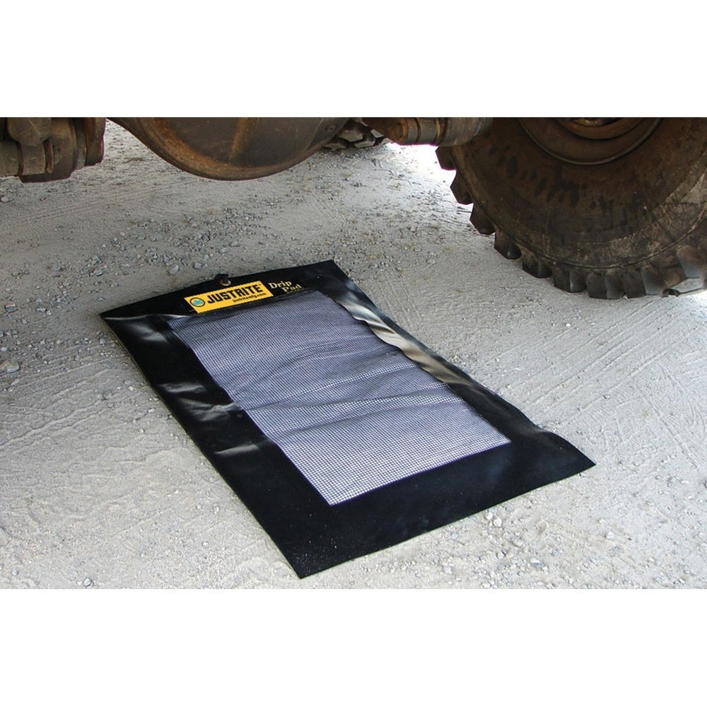 N° de l'image du produit 2 : Coussinet absorbant Justrite, remplissage ultérieur possible, L x l 910 x 610 mm, capacité 7 l