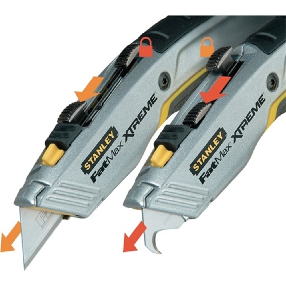 N° de l'image du produit 2 : Couteau universel FATMAX® PRO 2-IN-1 longueur totale 180 mm rétractable emballag