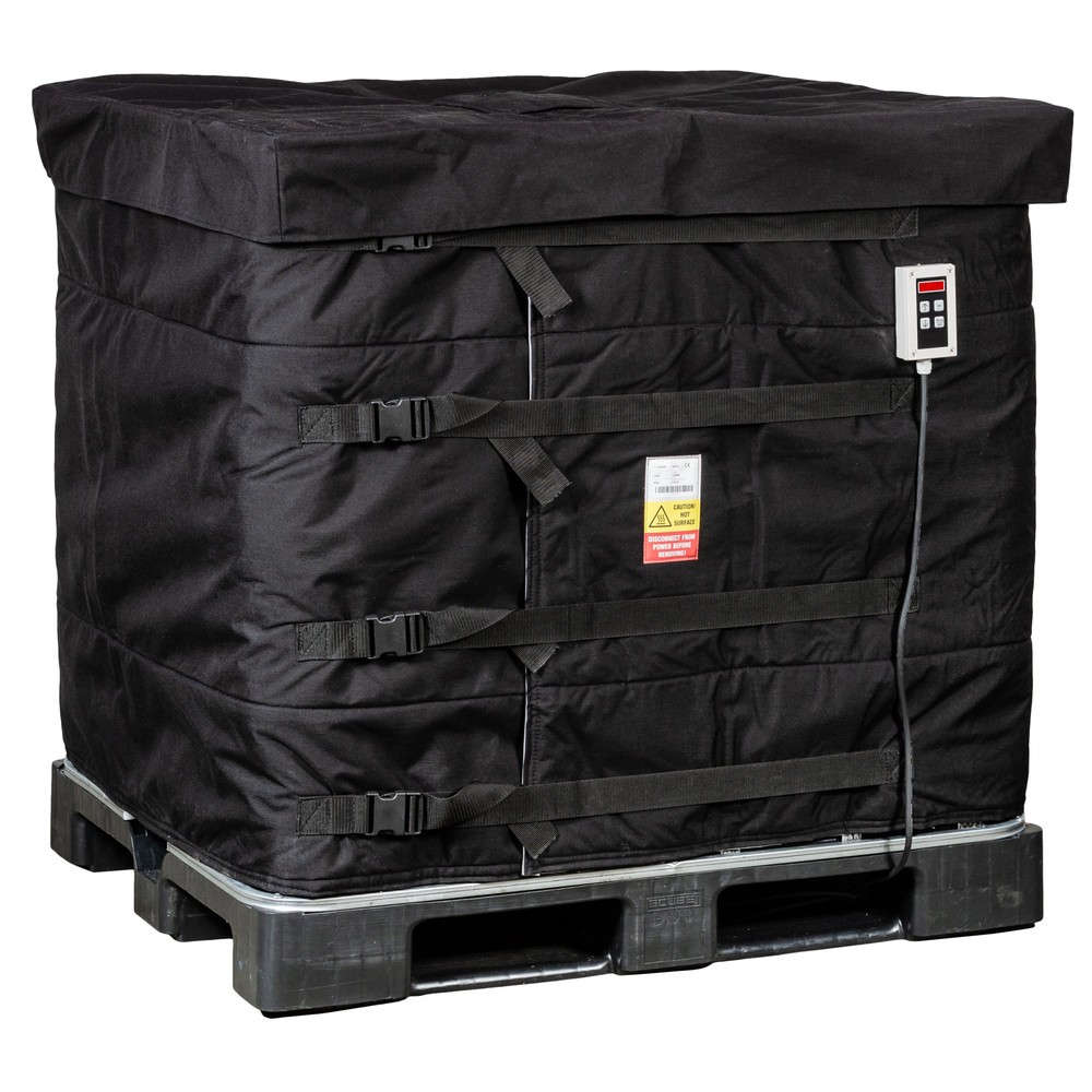 N° de l'image du produit 2 : Couvercle isolant pour gaine chauffante de conteneur IBC Kuhlmann, 1 000 l