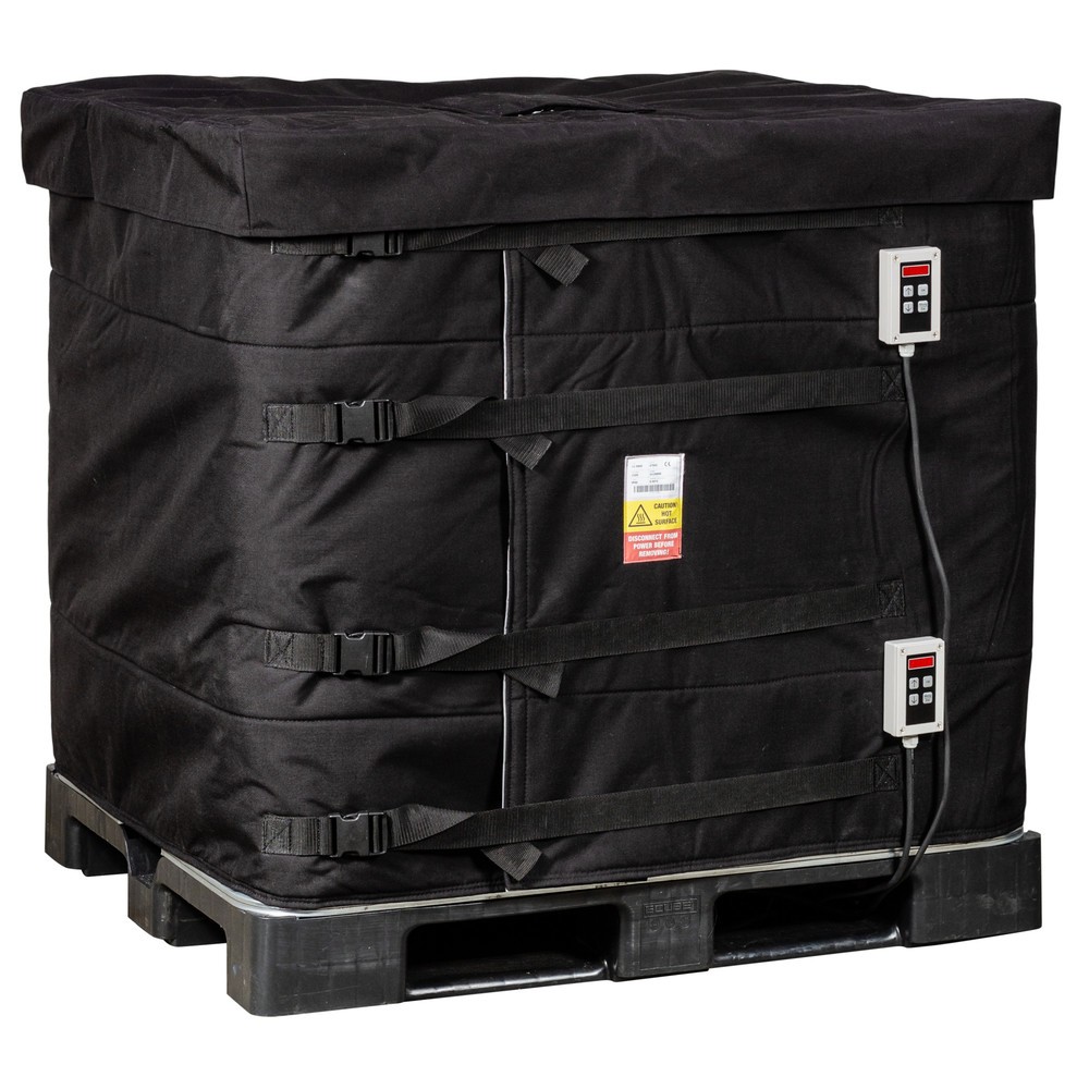 N° de l'image du produit 3 : Couvercle isolant pour gaine chauffante de conteneur IBC Kuhlmann, 1 000 l
