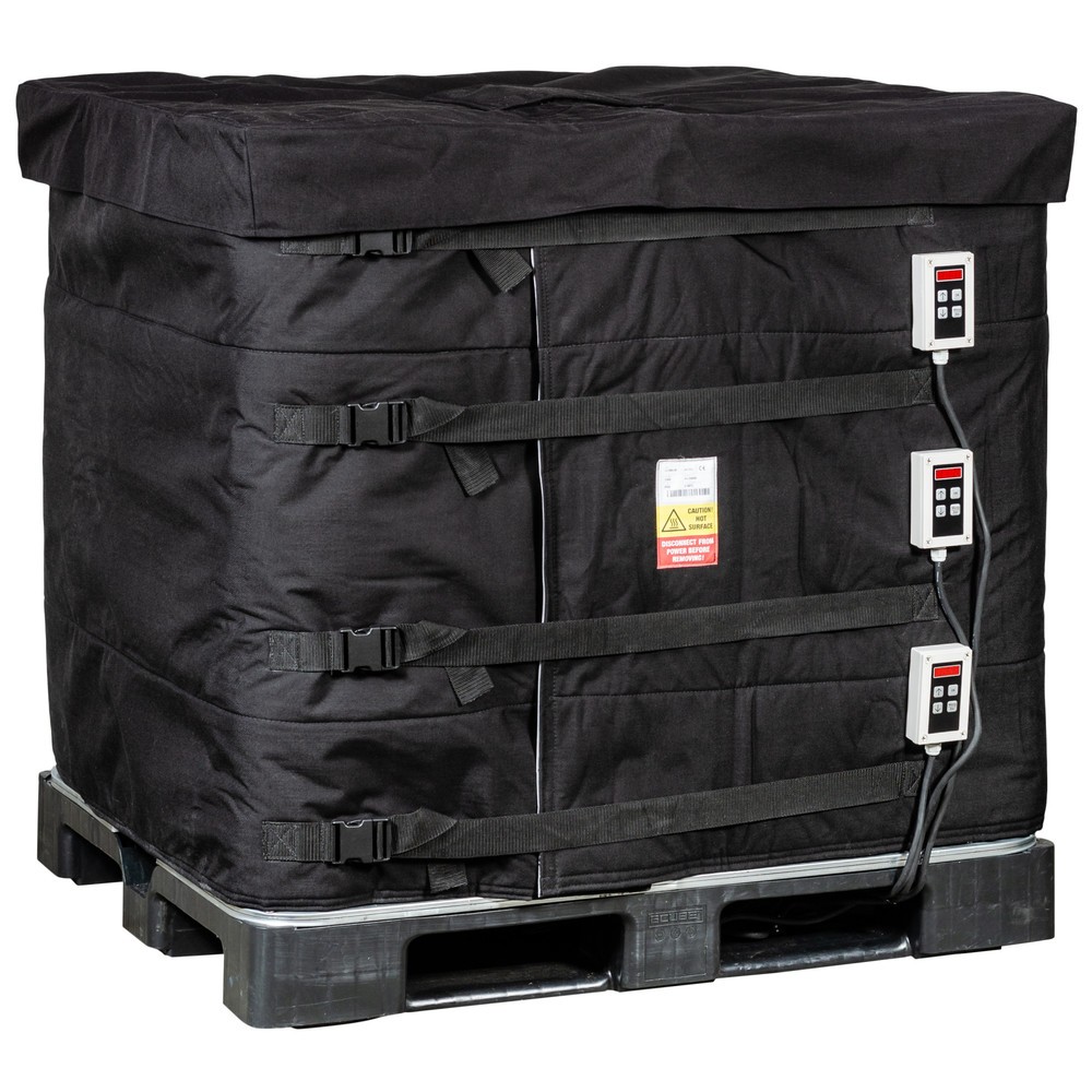 N° de l'image du produit 4 : Couvercle isolant pour gaine chauffante de conteneur IBC Kuhlmann, 1 000 l