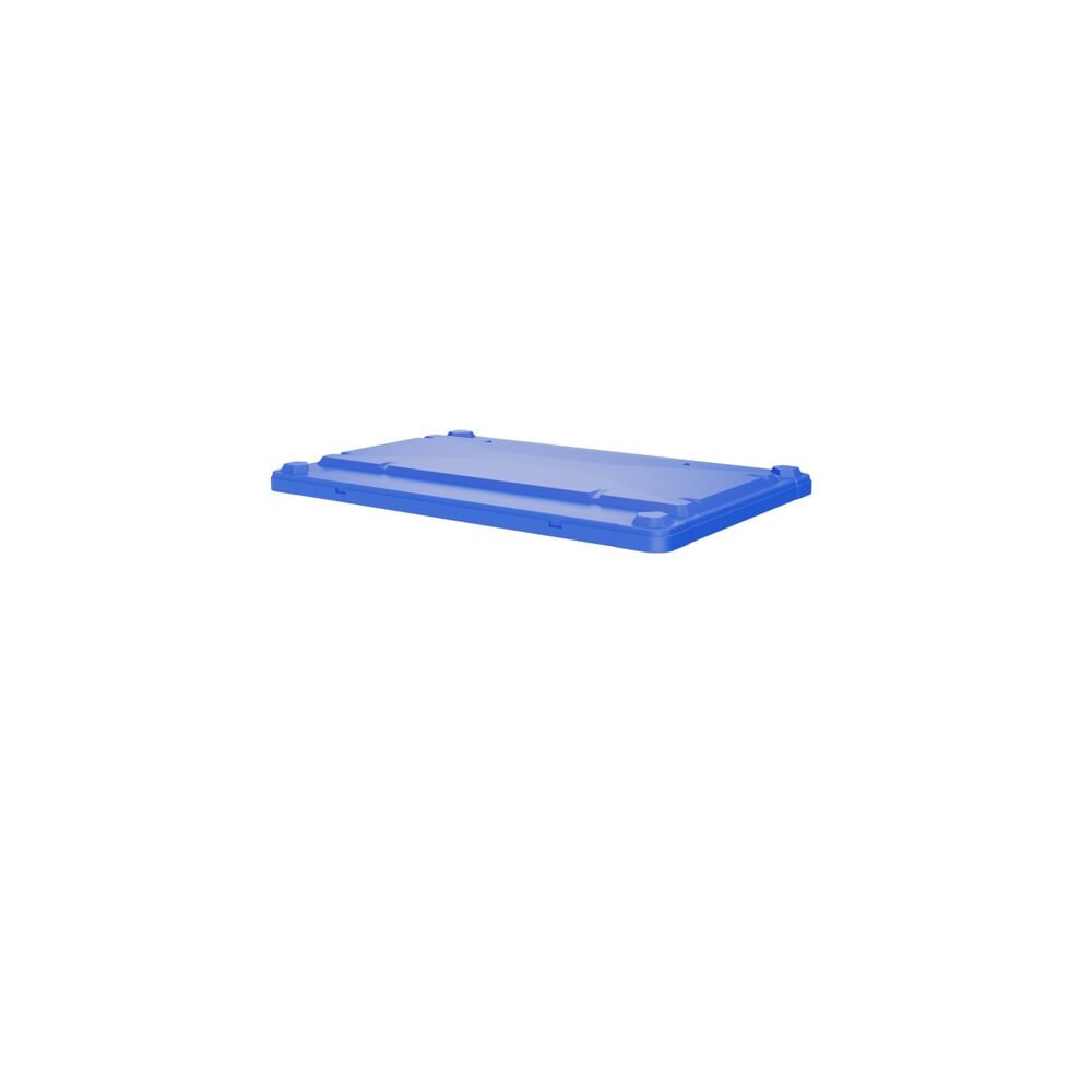 Illustration du produit: DOLAV Couvercle pour caisse-palette, pour profondeur 800 mm, bleu