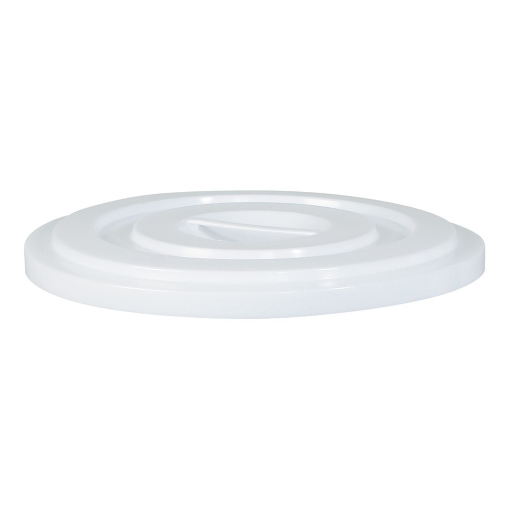 Illustration du produit: Couvercle pour poubelle ronde 75 litres, blanc