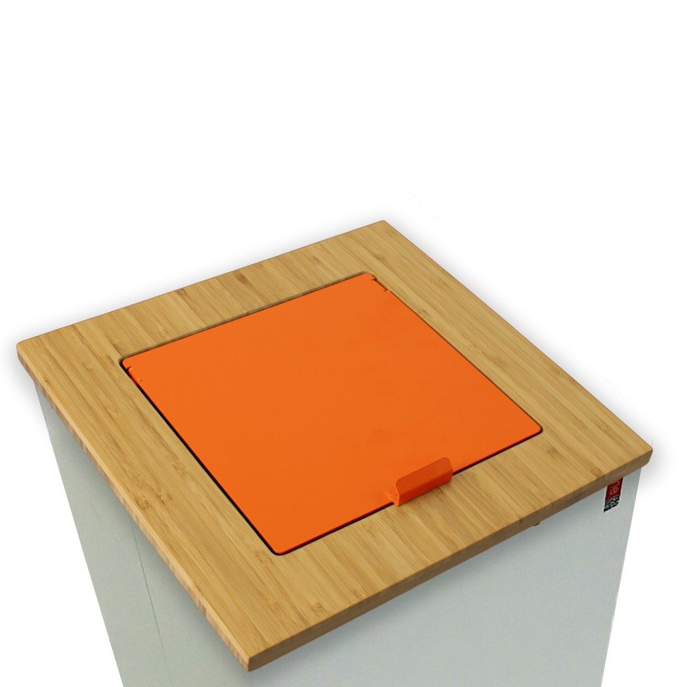 Illustration du produit: Couvercle pour poubelles Paxa Large LUNE, orange